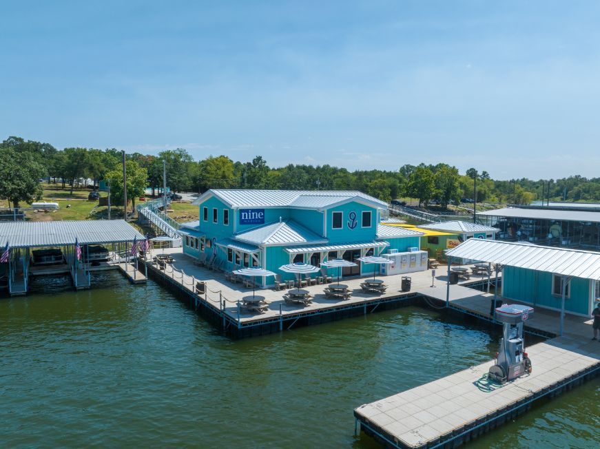 marina ship store and fuel dock